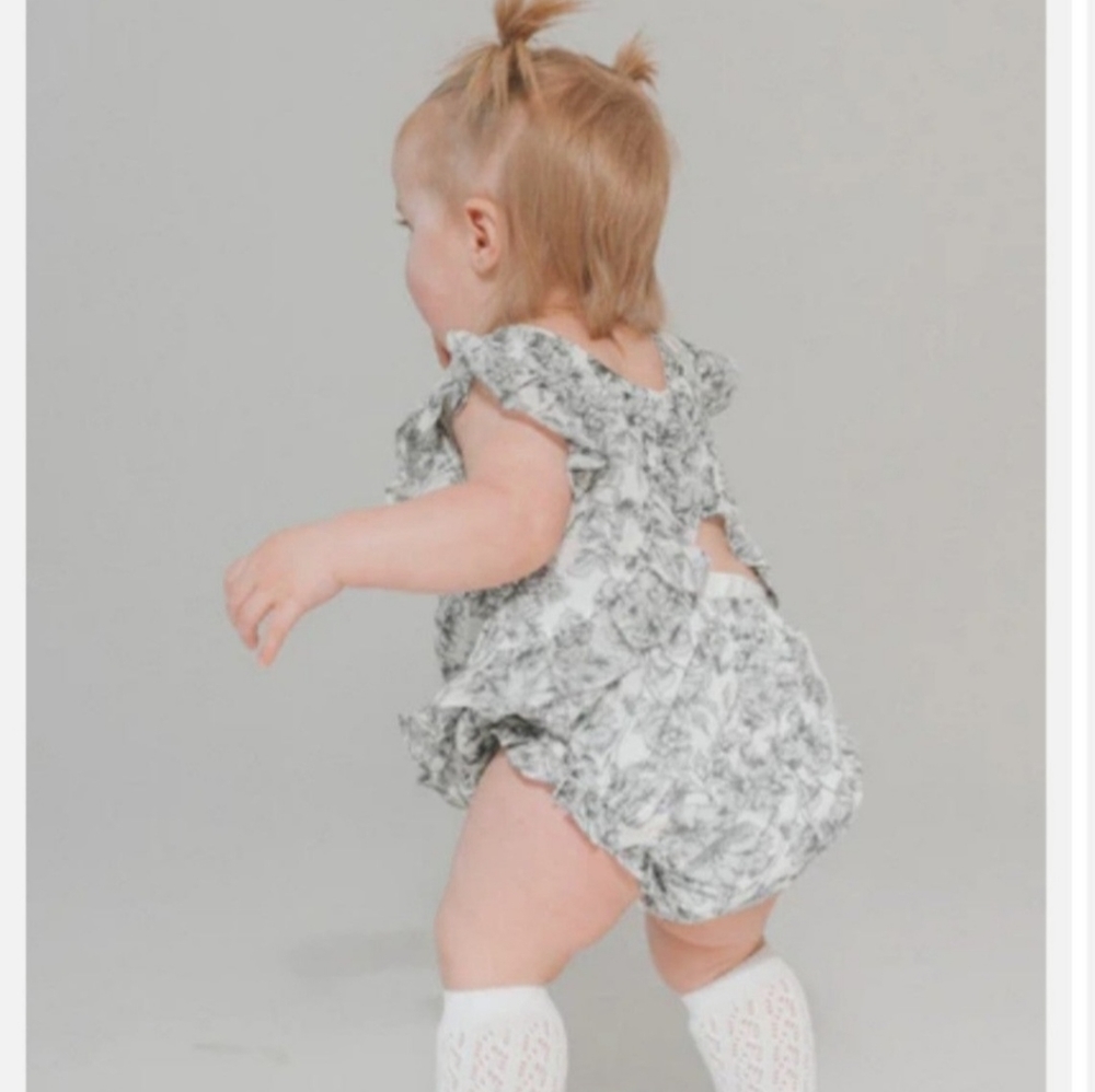 Ivy city co baby set blue brynley